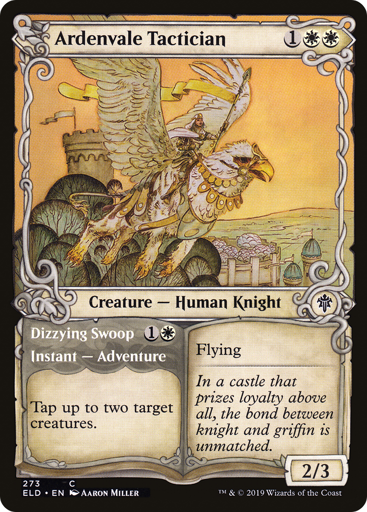 Ardenvale Tactician // Dizzying Swoop (Showcase) (273) Foil - Throne of Eldraine