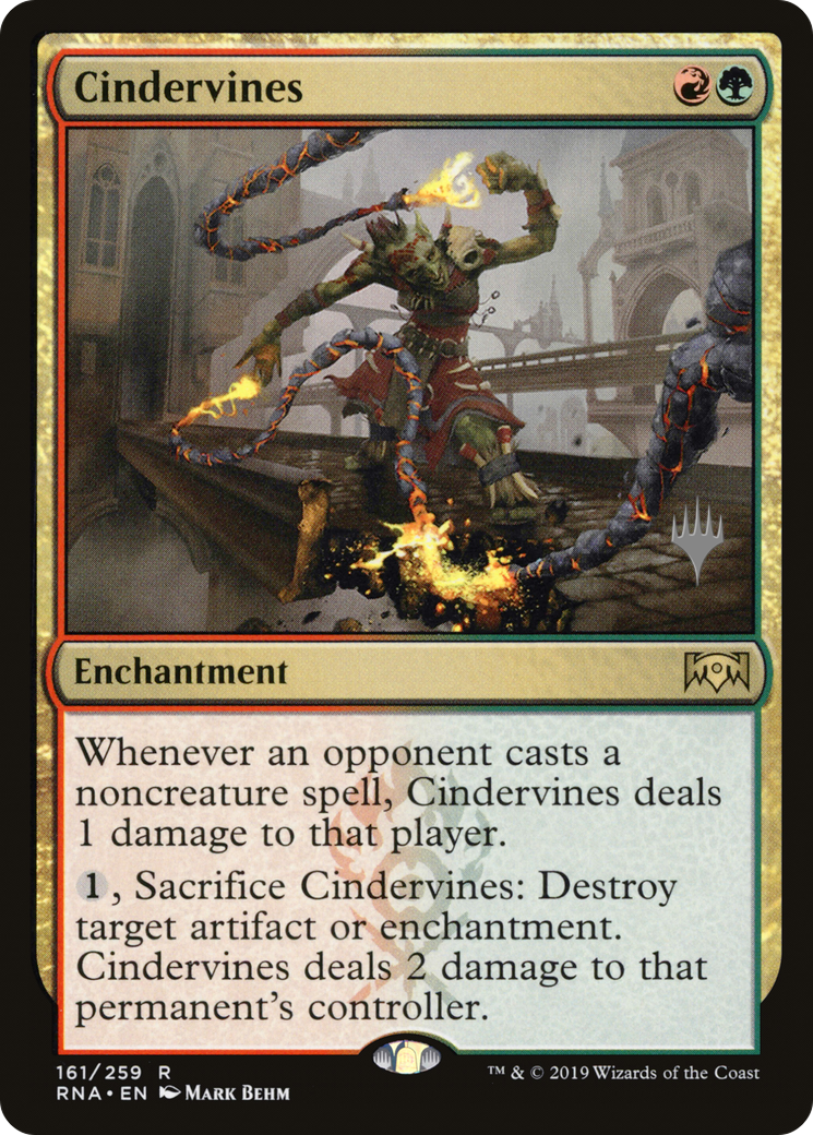 Cindervines (161p) Foil - Ravnica Allegiance Promos