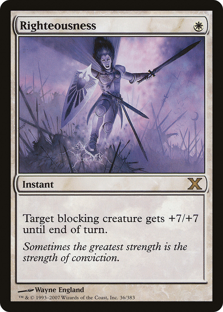 Righteousness (036) - Tenth Edition
