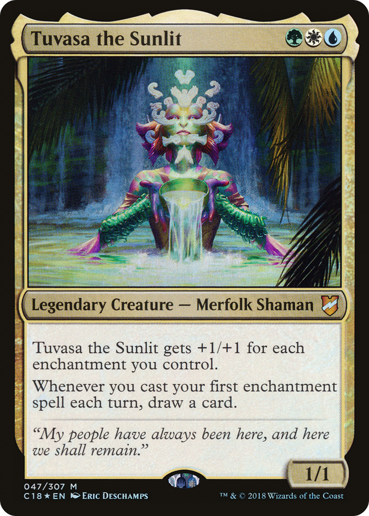 Tuvasa the Sunlit (047) Foil - Commander 2018