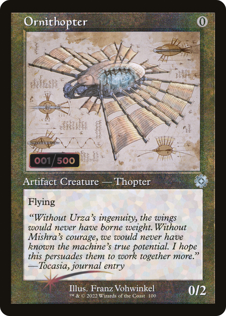 Ornithopter (Retro) (100z) Foil - The Brothers' War Retro Artifacts