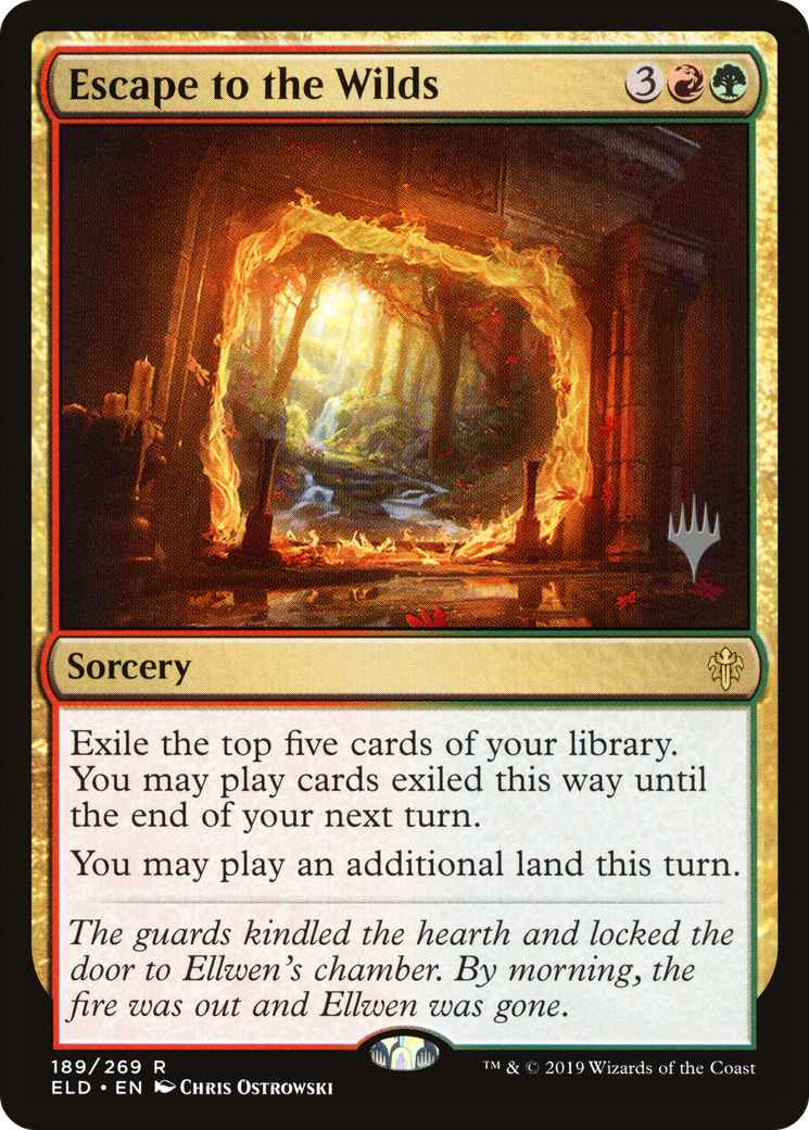 Escape to the Wilds (189p) Foil - Throne of Eldraine Promos
