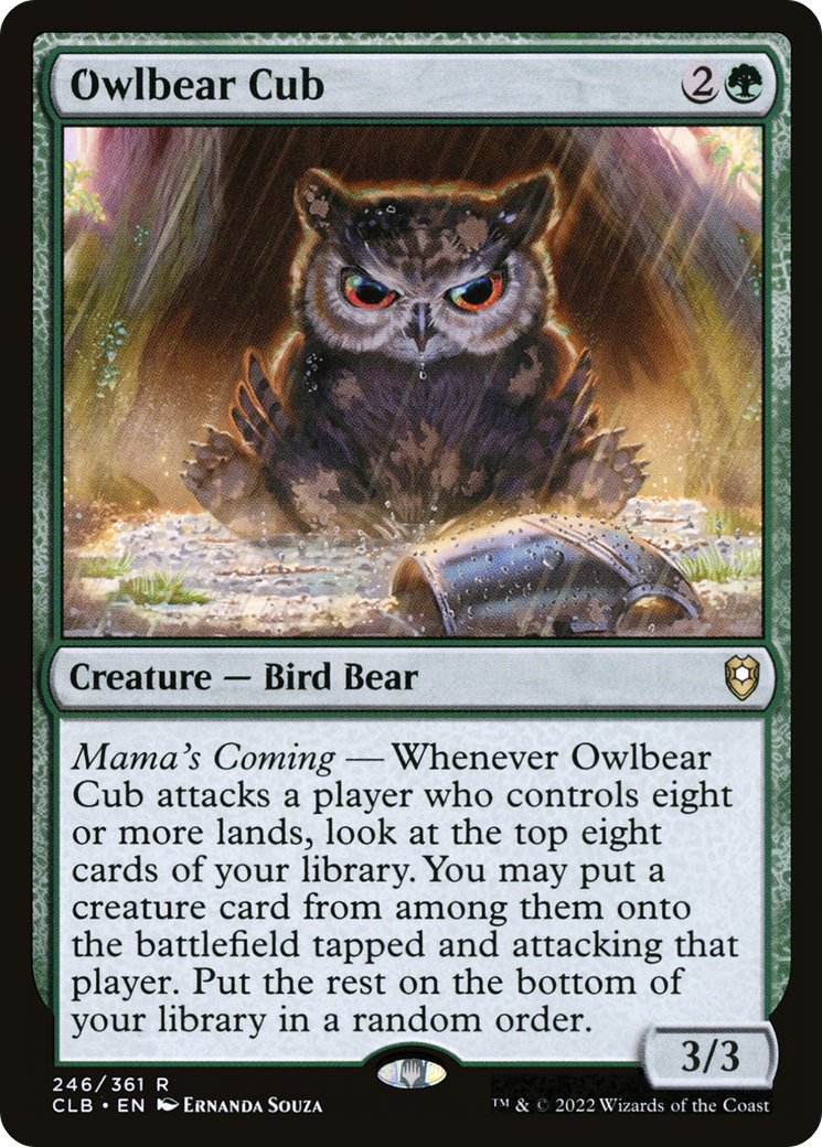 Owlbear Cub (246) - Commander Legends: Battle for Baldur's Gate