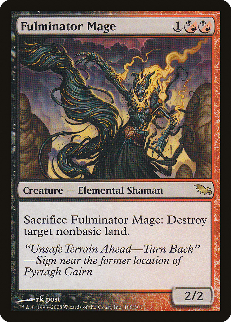 Fulminator Mage (188) Foil - Shadowmoor