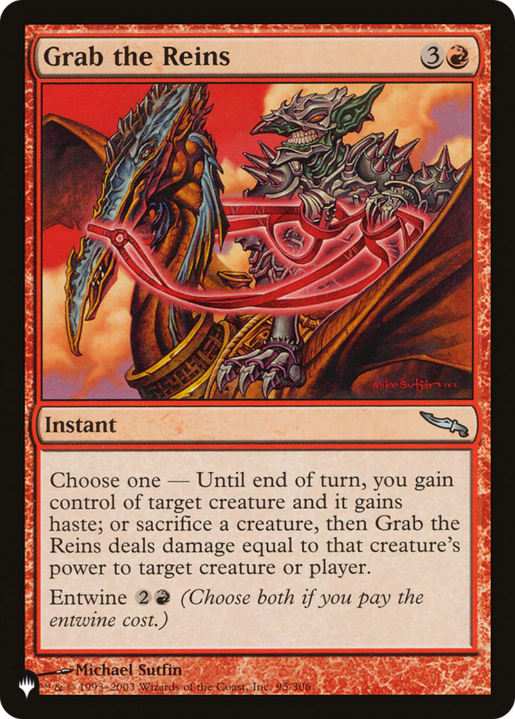 Grab the Reins (MRD-95) - The List