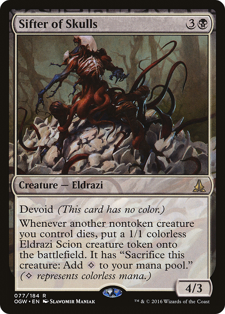 Sifter of Skulls (077) Foil - Oath of the Gatewatch