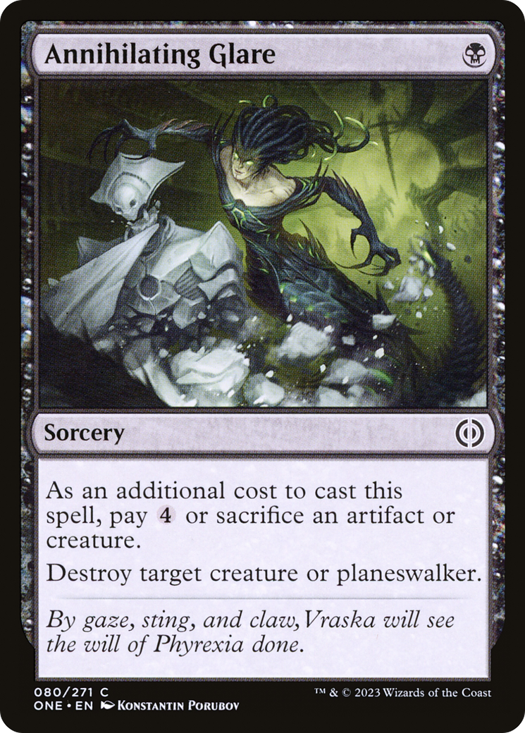 Annihilating Glare (080) - Phyrexia: All Will Be One