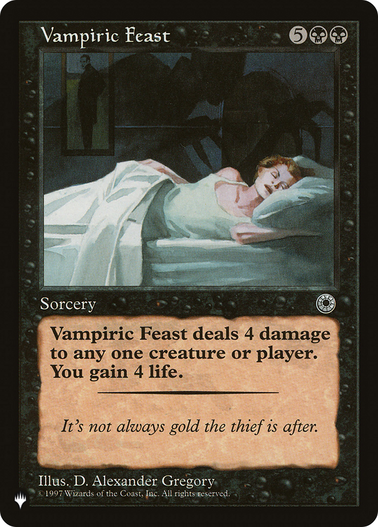 Vampiric Feast (Retro) (POR-114) - The List