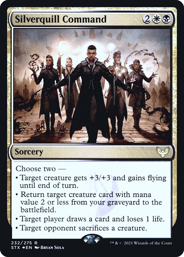 Silverquill Command (232) Foil - Strixhaven: School of Mages Promos