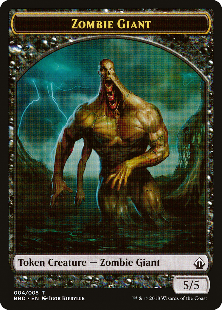 Zombie Giant Token (004) - Battlebond Tokens