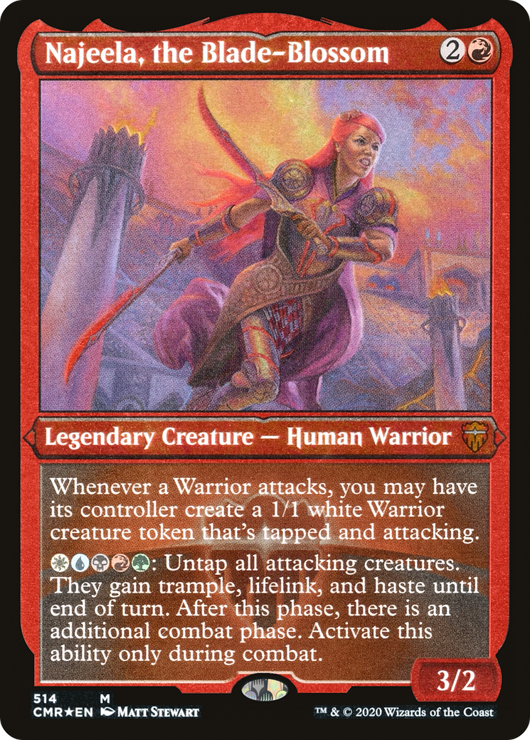 Najeela, the Blade-Blossom (514) Foil - Commander Legends