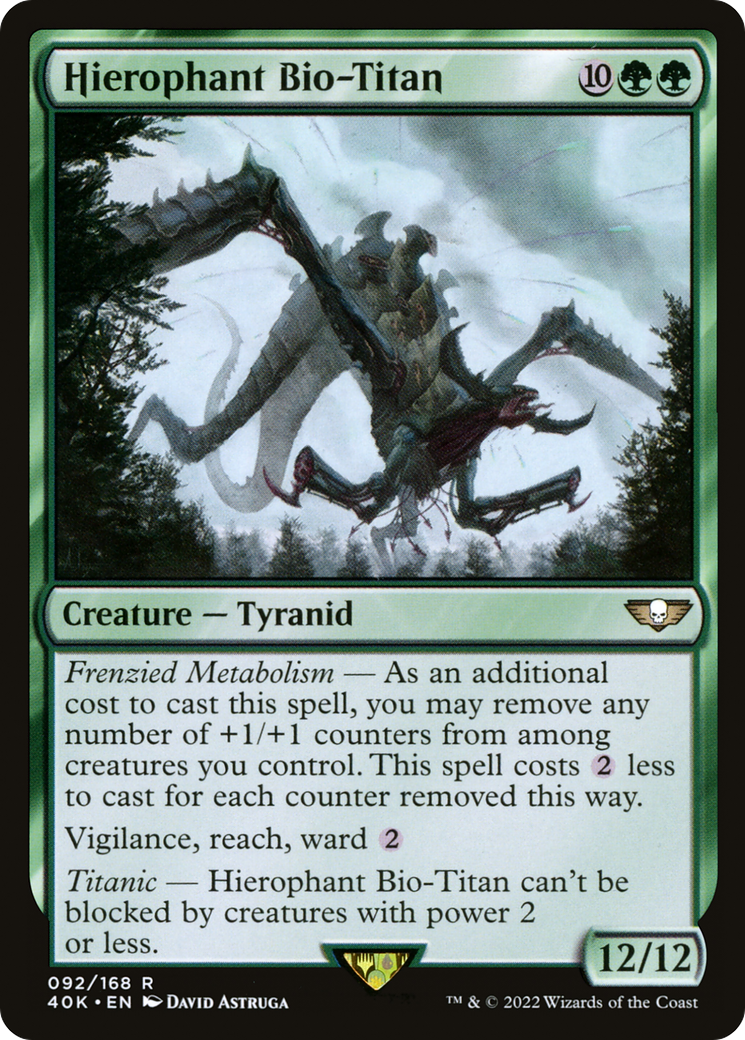 Hierophant Bio-Titan (092) - Warhammer 40,000 Commander