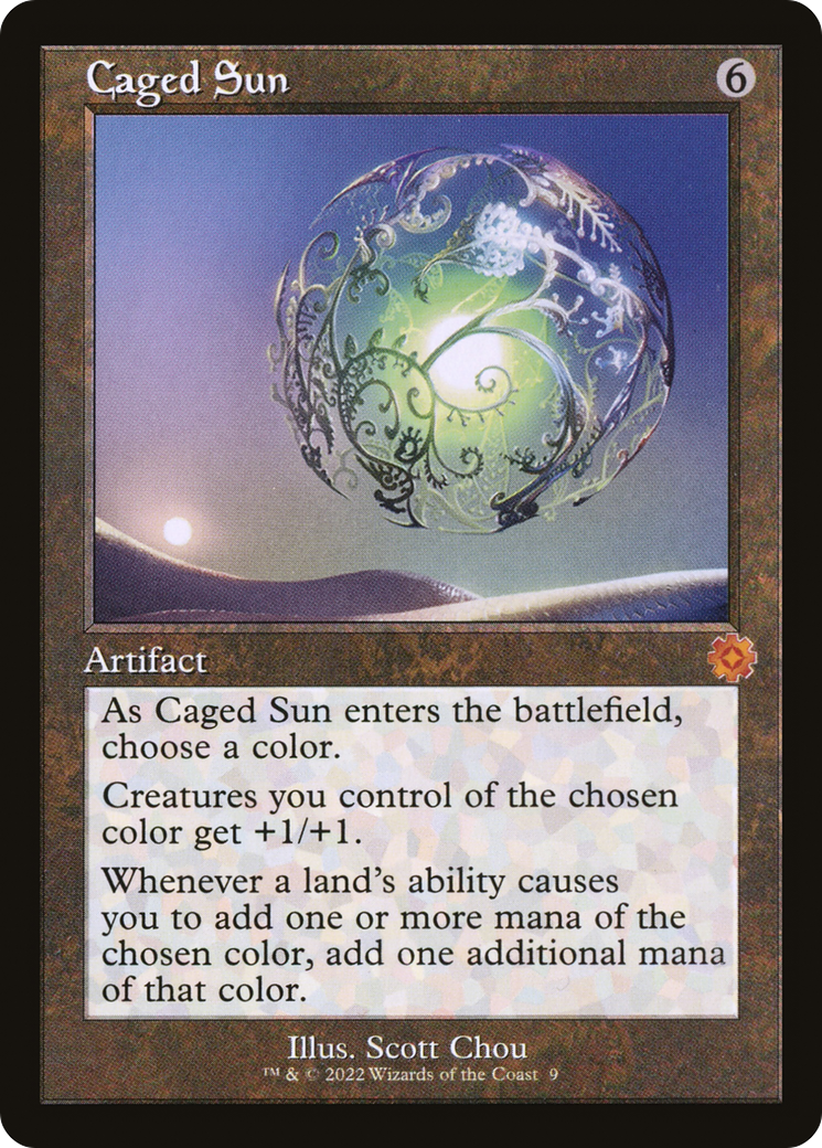 Caged Sun (Retro) (009) - The Brothers' War Retro Artifacts