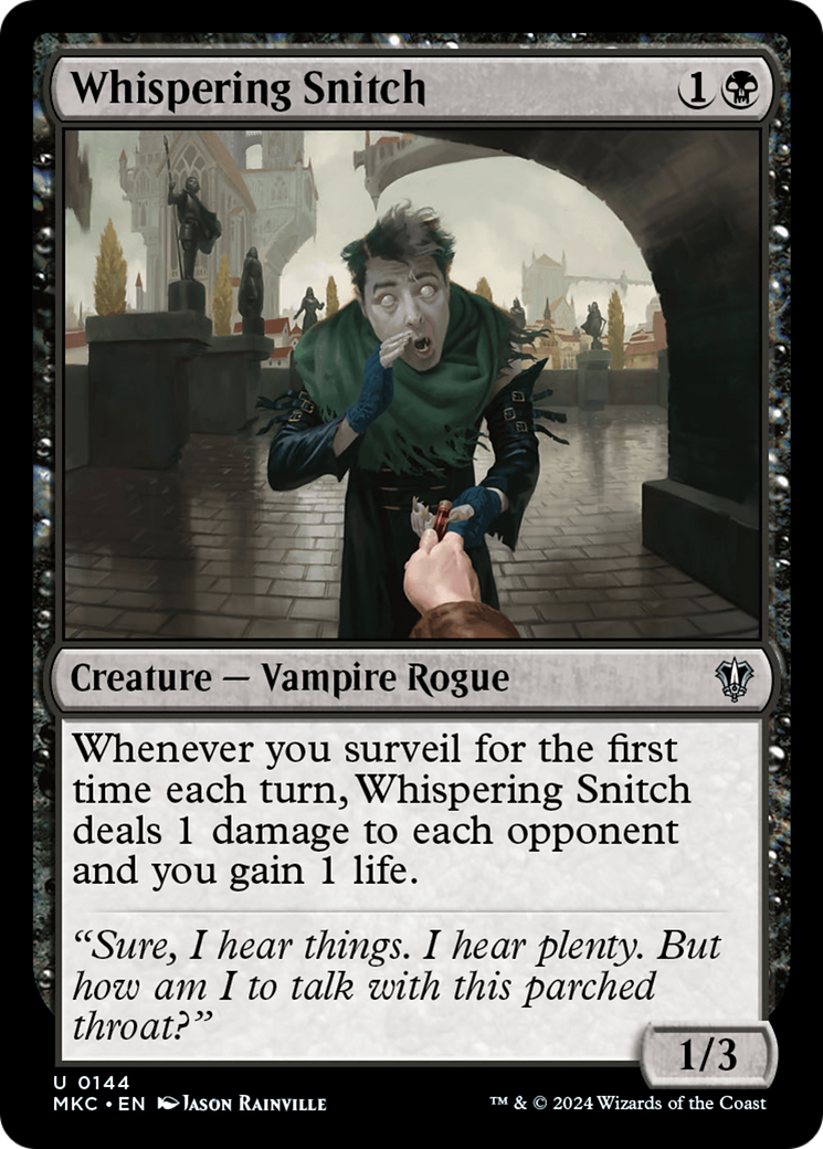 Whispering Snitch (144) - Murders at Karlov Manor Commander