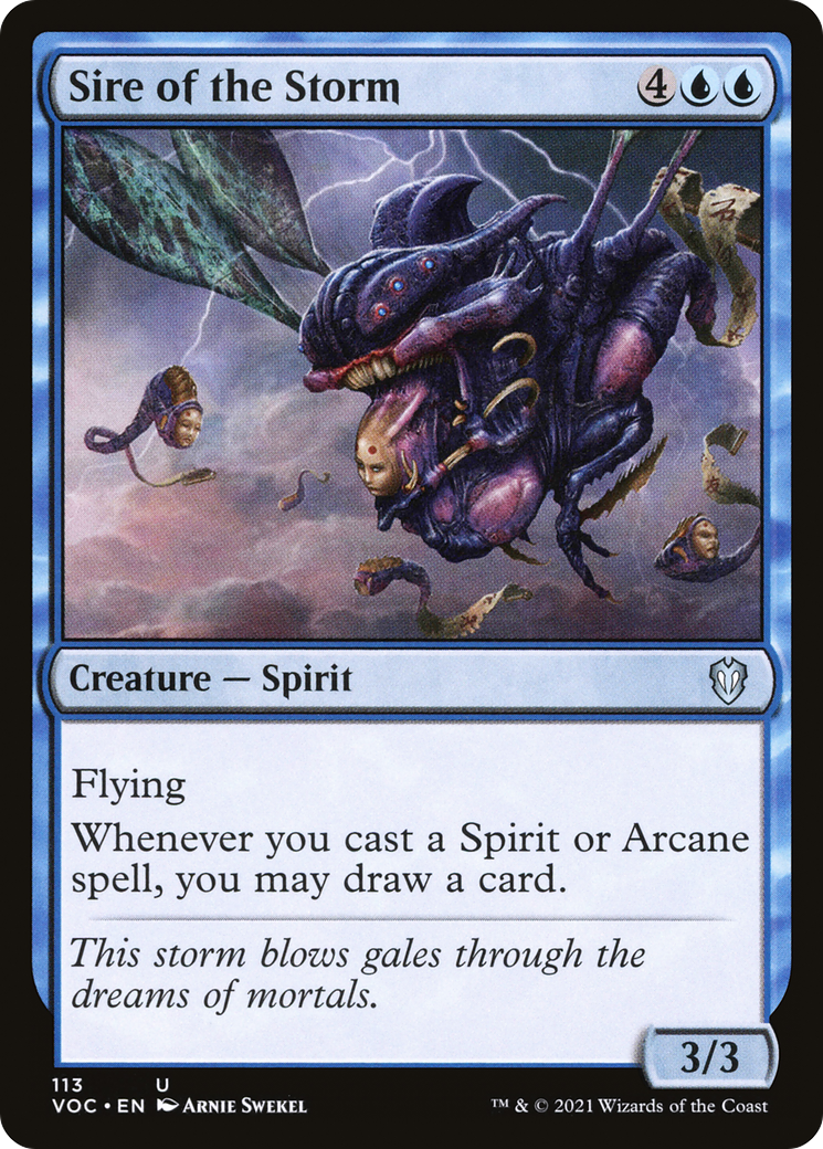 Sire of the Storm (113) - Crimson Vow Commander