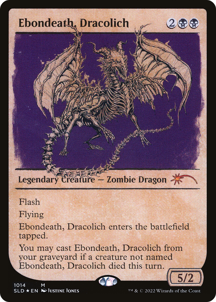Ebondeath, Dracolich (1014) Foil - Secret Lair Drop