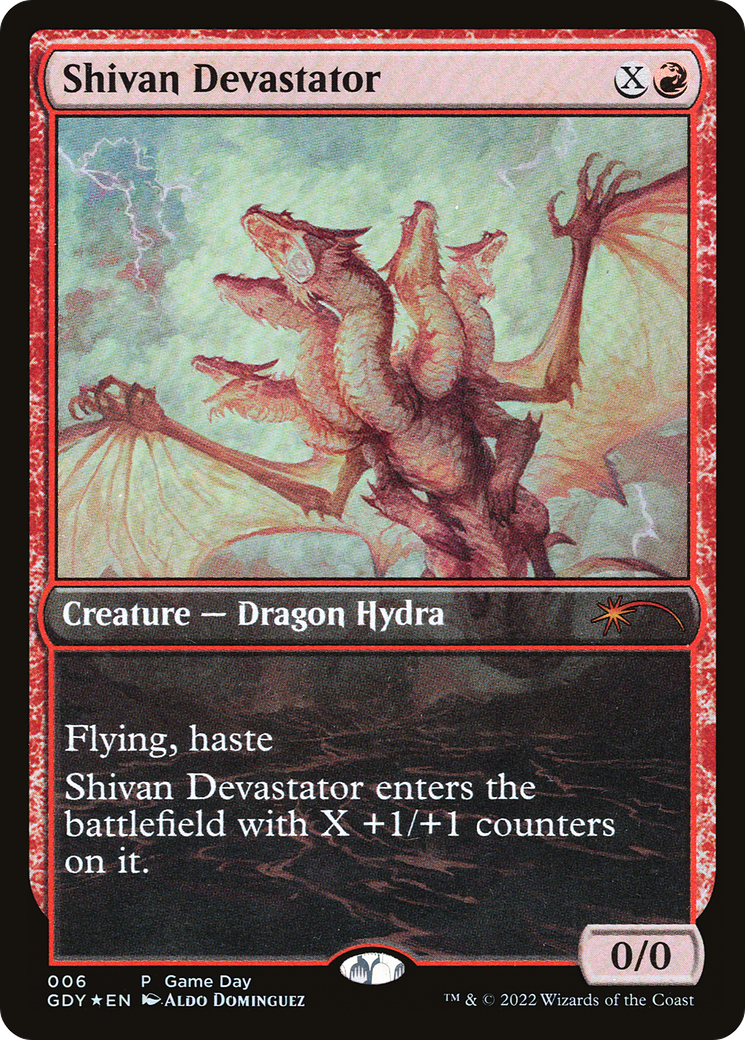 Shivan Devastator (006) Foil - Game Day Promos