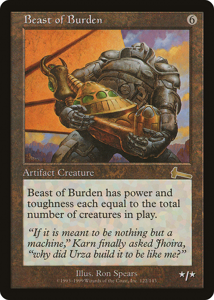 Beast of Burden (122) - Urza's Legacy
