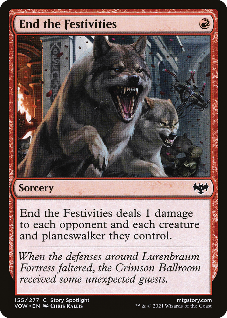 End the Festivities (155) - Innistrad: Crimson Vow