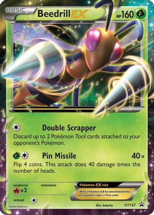 Beedrill EX (XY157) Holofoil - Black Star Promos