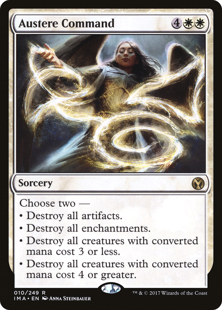 Austere Command (010) Foil - Iconic Masters