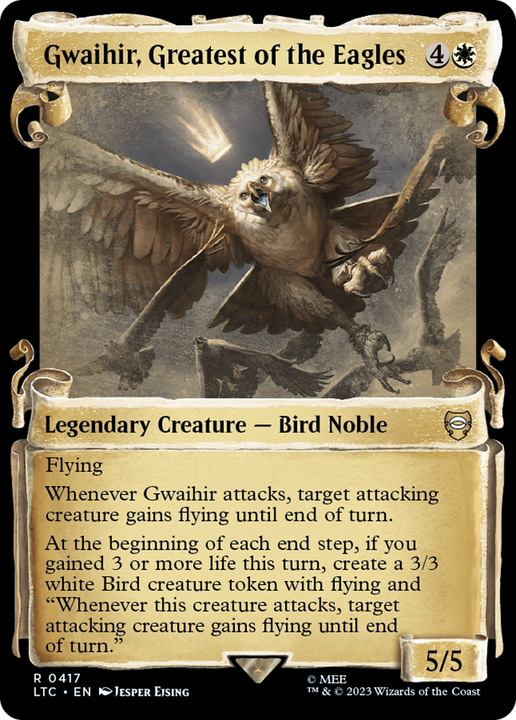 Gwaihir, Greatest of the Eagles (Showcase) (417) Foil - Tales of Middle-earth Commander