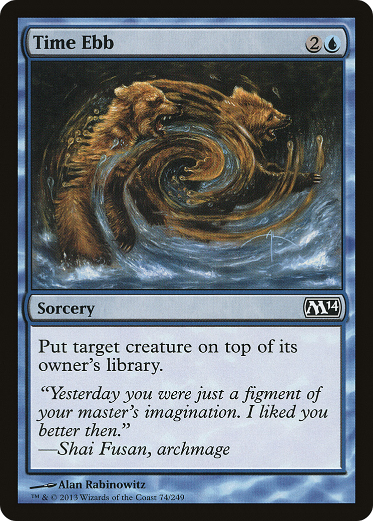Time Ebb (074) Foil - Magic 2014