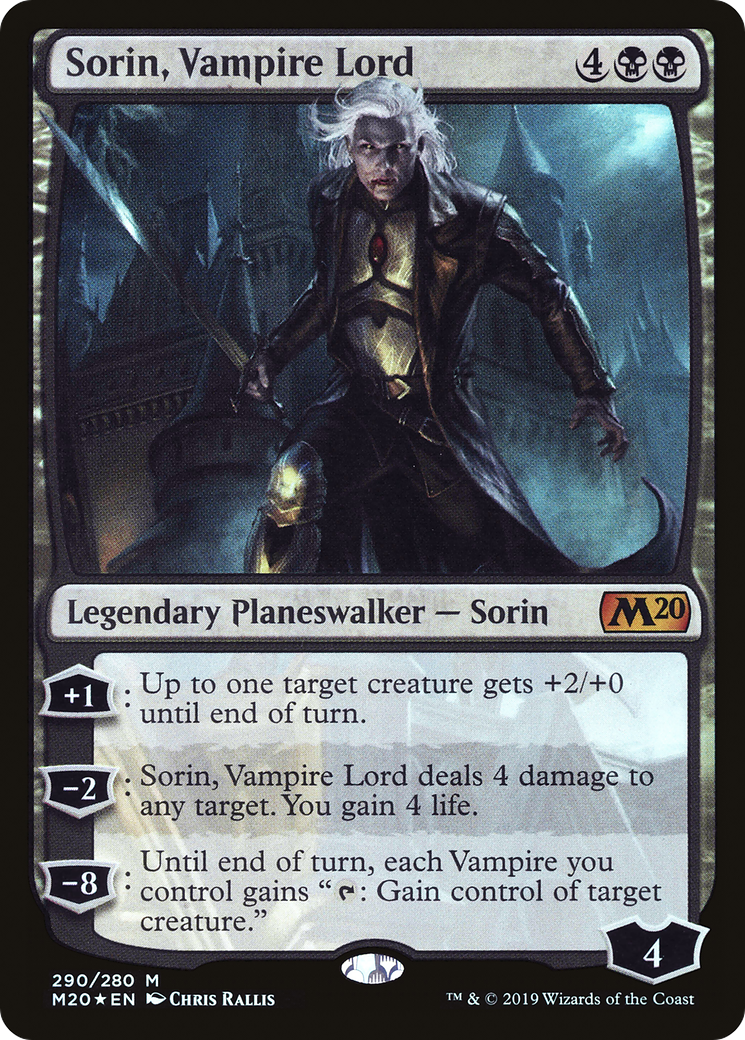 Sorin, Vampire Lord (290) Foil - Core Set 2020