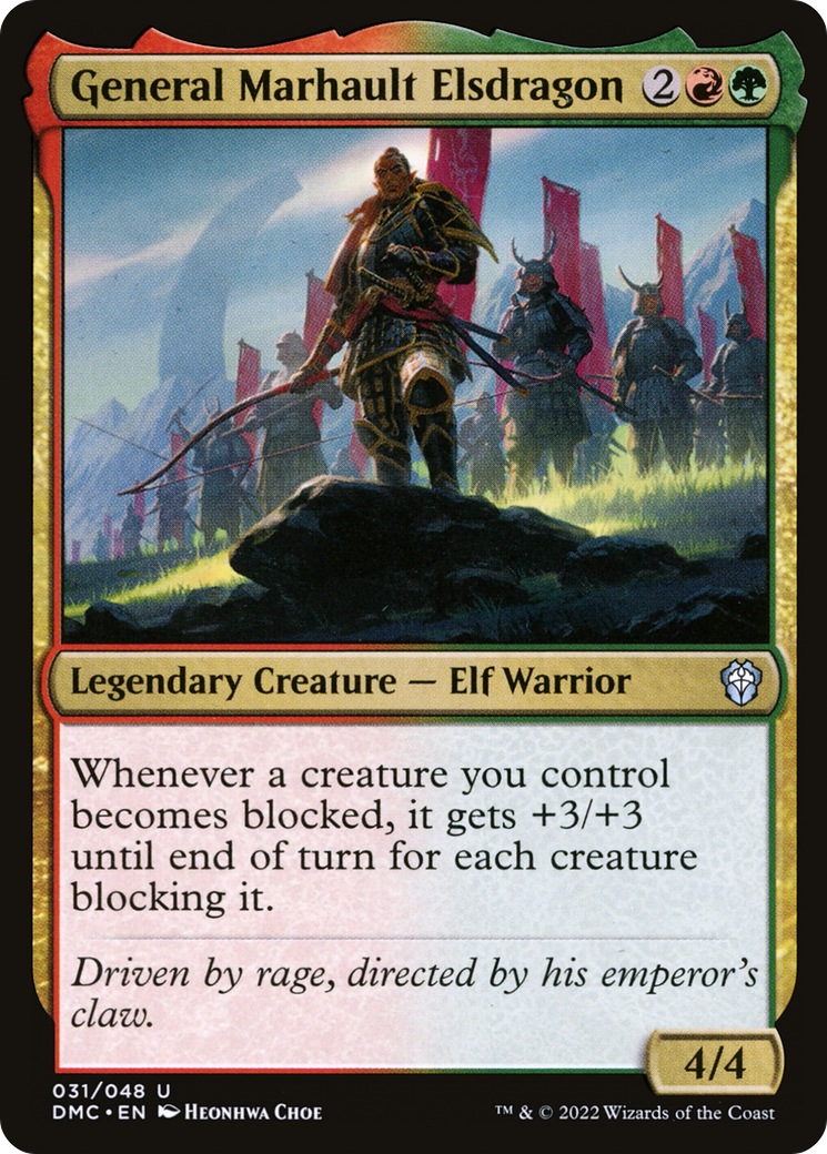 General Marhault Elsdragon (031) Foil - Dominaria United Commander