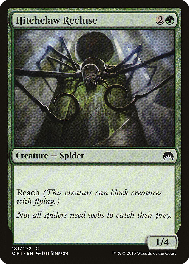 Hitchclaw Recluse (181) Foil - Magic Origins
