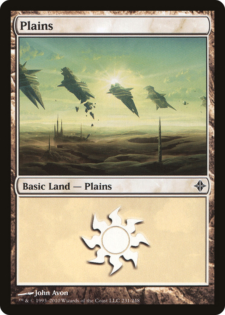 Plains (231) Foil - Rise of the Eldrazi