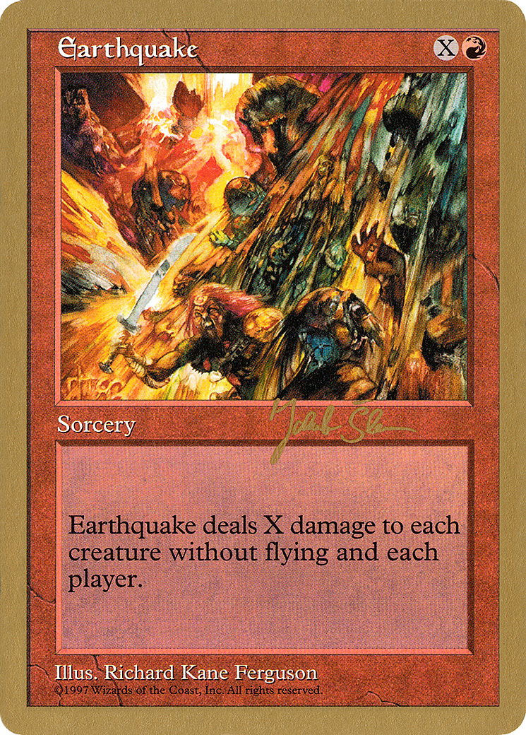 Earthquake (Retro) (js223) - World Championship Decks 1997
