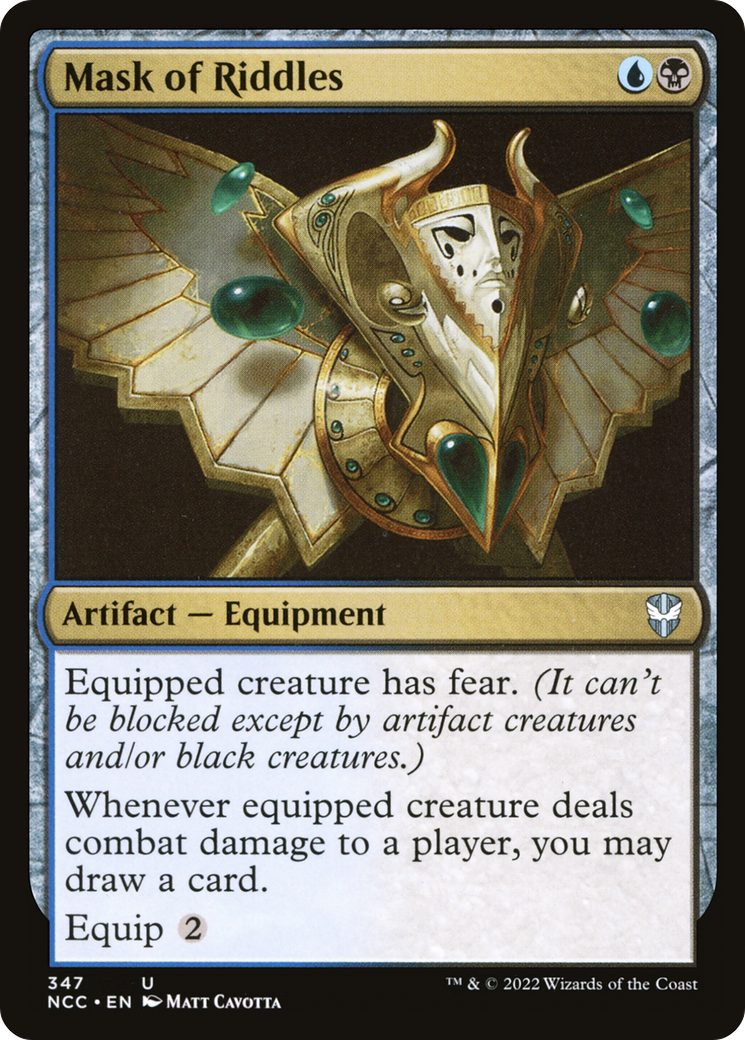 Mask of Riddles (347) - New Capenna Commander