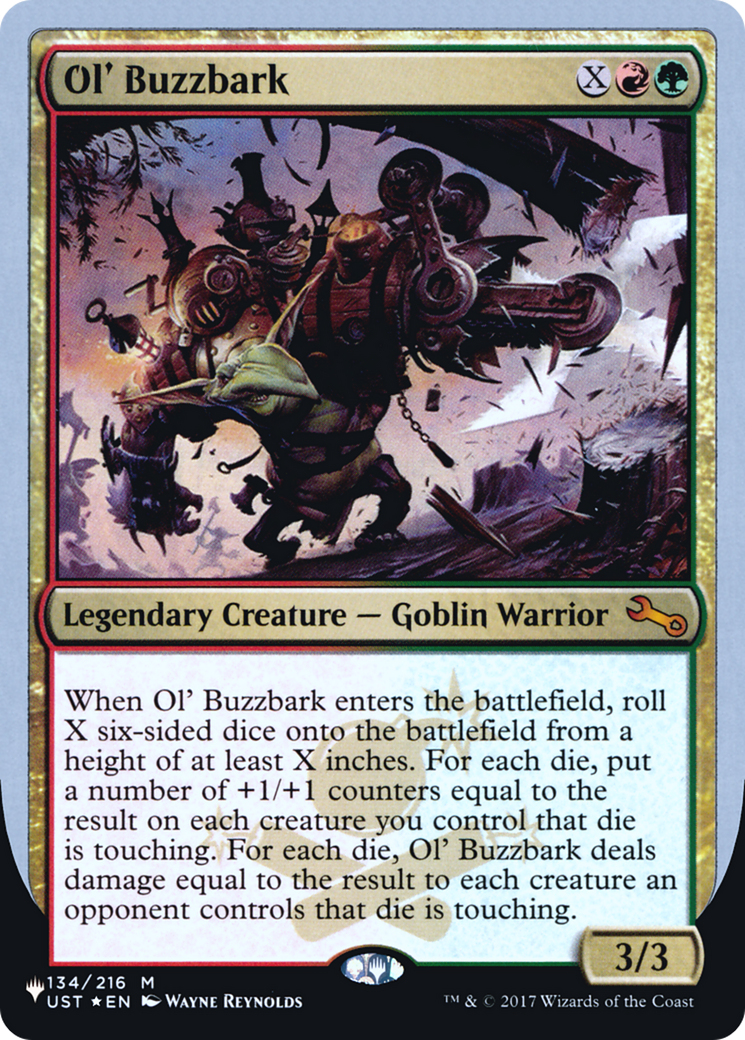 Ol' Buzzbark (051) Foil - The List (Unfinity Foil Edition)