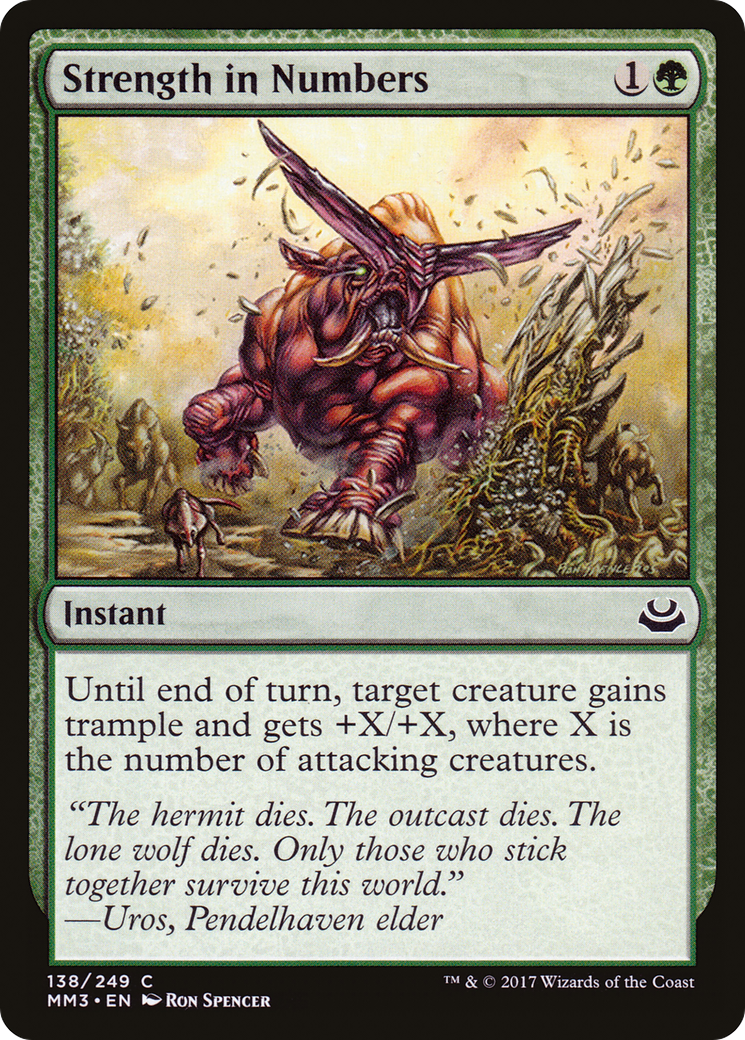 Strength in Numbers (138) - Modern Masters 2017