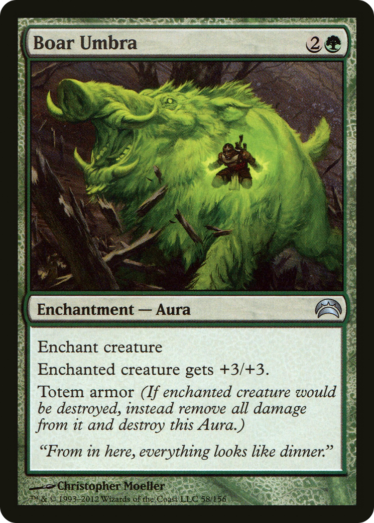 Boar Umbra (058) - Planechase 2012
