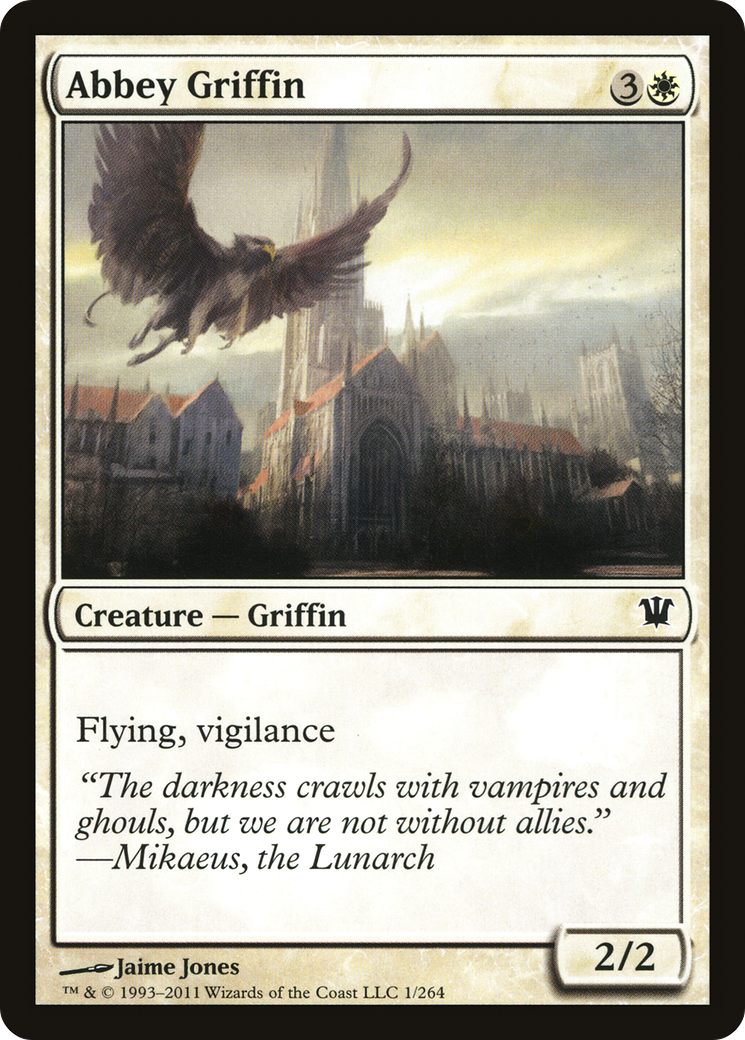 Abbey Griffin (001) Foil - Innistrad