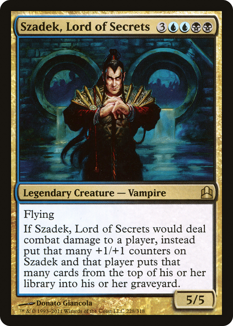 Szadek, Lord of Secrets (228) - Commander 2011