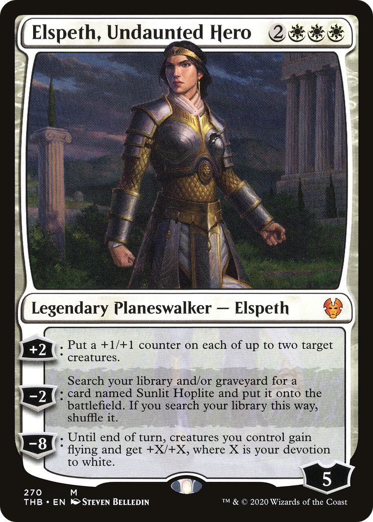 Elspeth, Undaunted Hero (270) - Theros Beyond Death