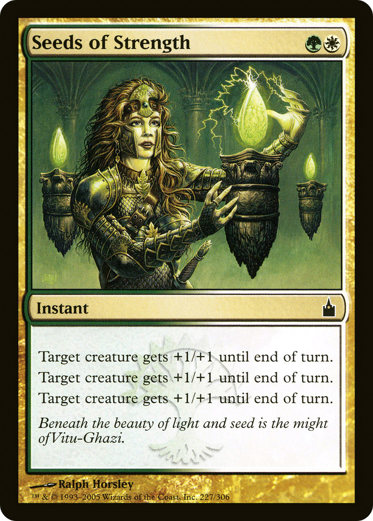 Seeds of Strength (227) Foil - Ravnica: City of Guilds