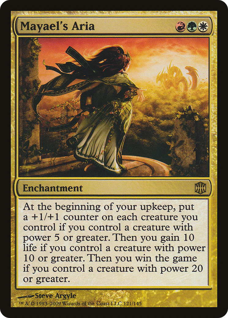 Mayael's Aria (121) Foil - Alara Reborn