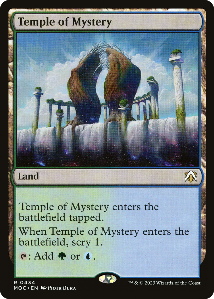 Temple of Mystery (434) - March of the Machine Commander