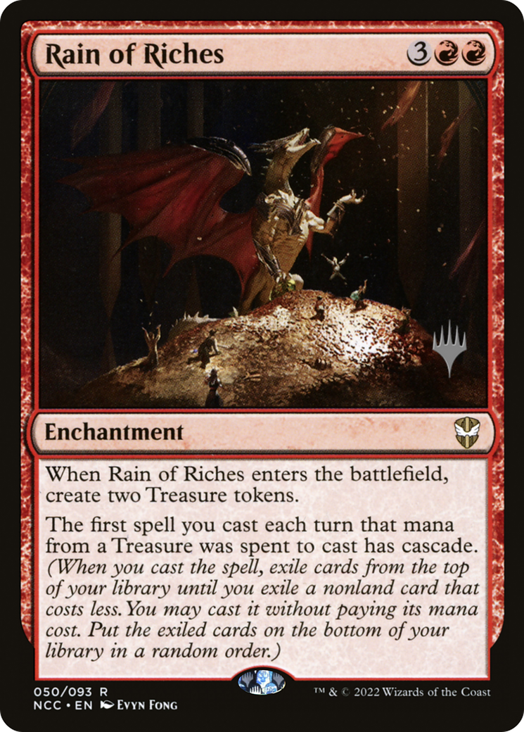 Rain of Riches (050) Foil - New Capenna Commander Promos