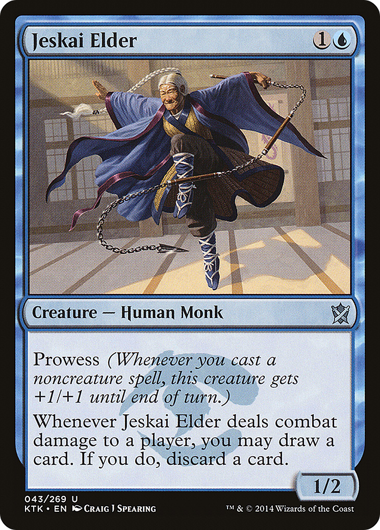 Jeskai Elder (043) Foil - Khans of Tarkir
