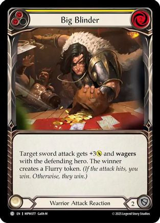 Big Blinder (Yellow) (MPW077) Rainbow Foil - Mastery Pack Warrior