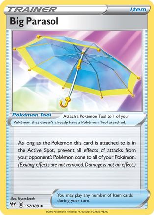Big Parasol (157) Reverse Holofoil - Darkness Ablaze