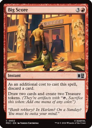 Big Score (802) Foil - Commander: Marvel Super Heroes