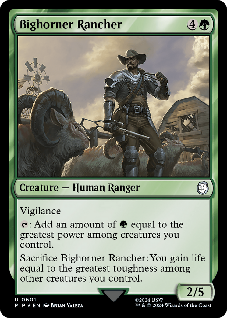 Bighorner Rancher (601) Surge Foil - Fallout