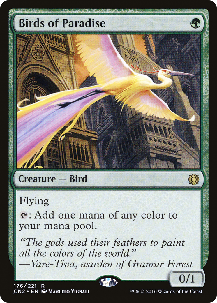 Birds of Paradise (176) Foil - Conspiracy: Take the Crown