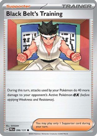 Black Belt's Training (96) Reverse Holofoil - Prismatic Evolutions